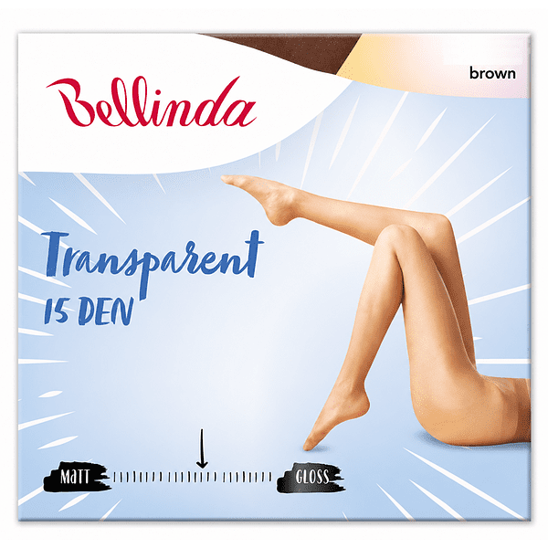 Bellinda transparentné pančuchy 15 DEN