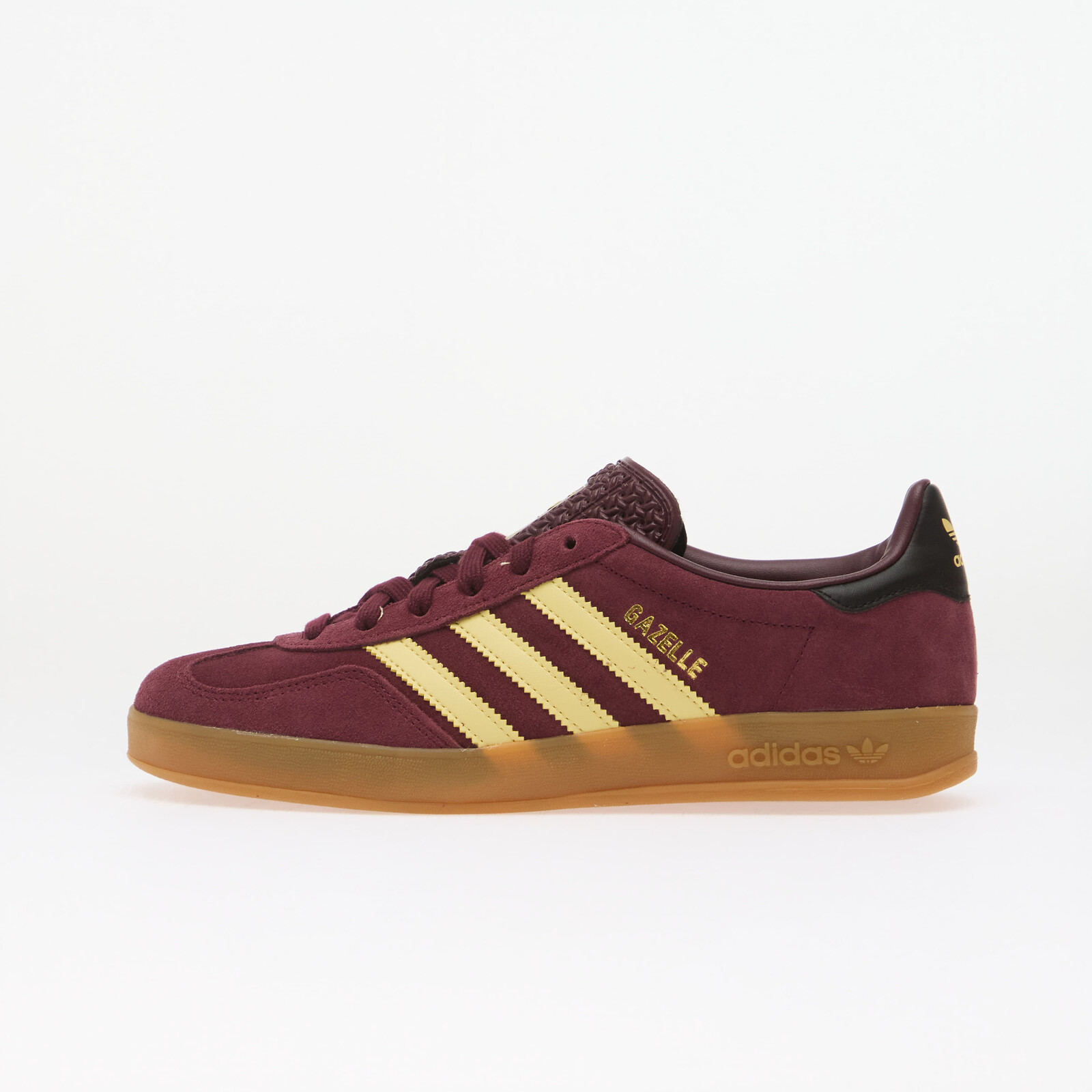 Topánky adidas Gazelle Indoor Kids Maroon/ Almost Yellow/ Gold Met. 4