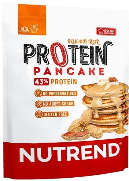 Nutrend protein pancake 650 g - natural výpredaj (pošk. obal)