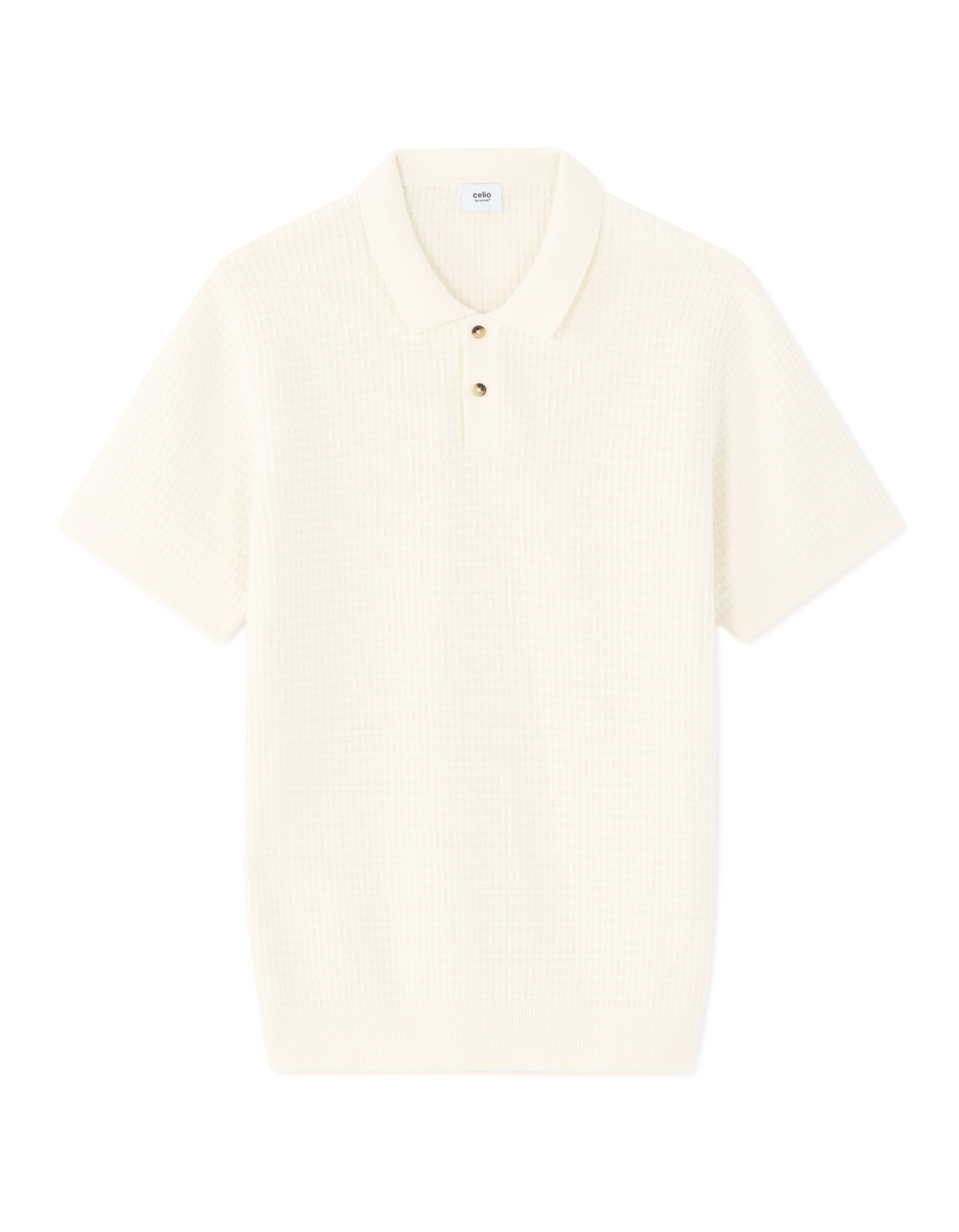 Celio Pánske polo tričko Perelief