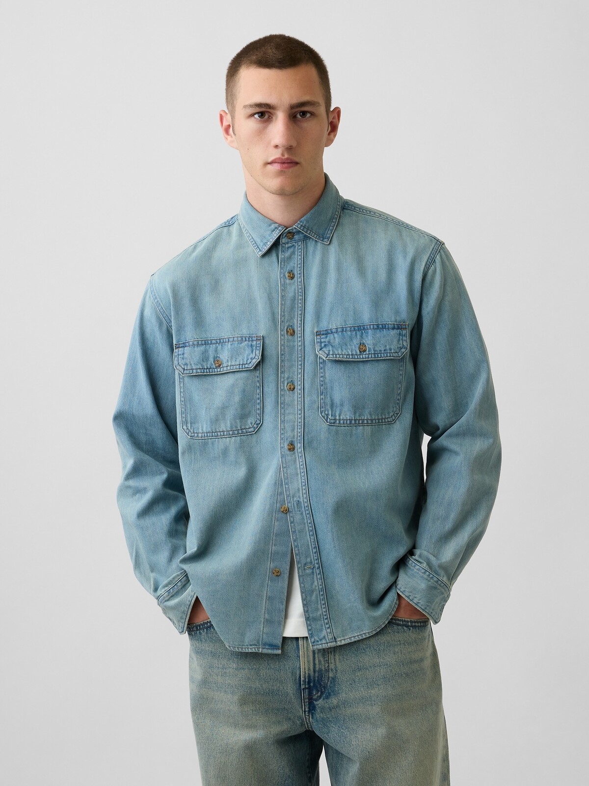 GAP Rifľová Košeľa UltraSoft