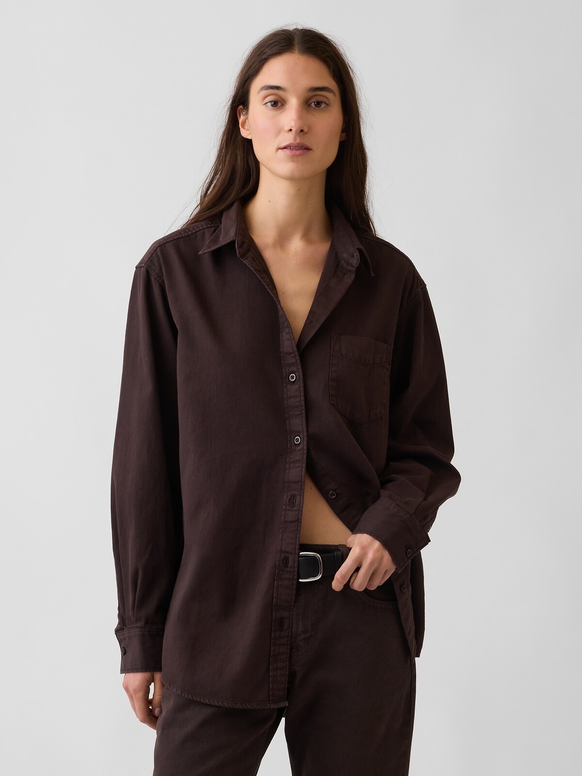 GAP Denim Oversize Košeľa