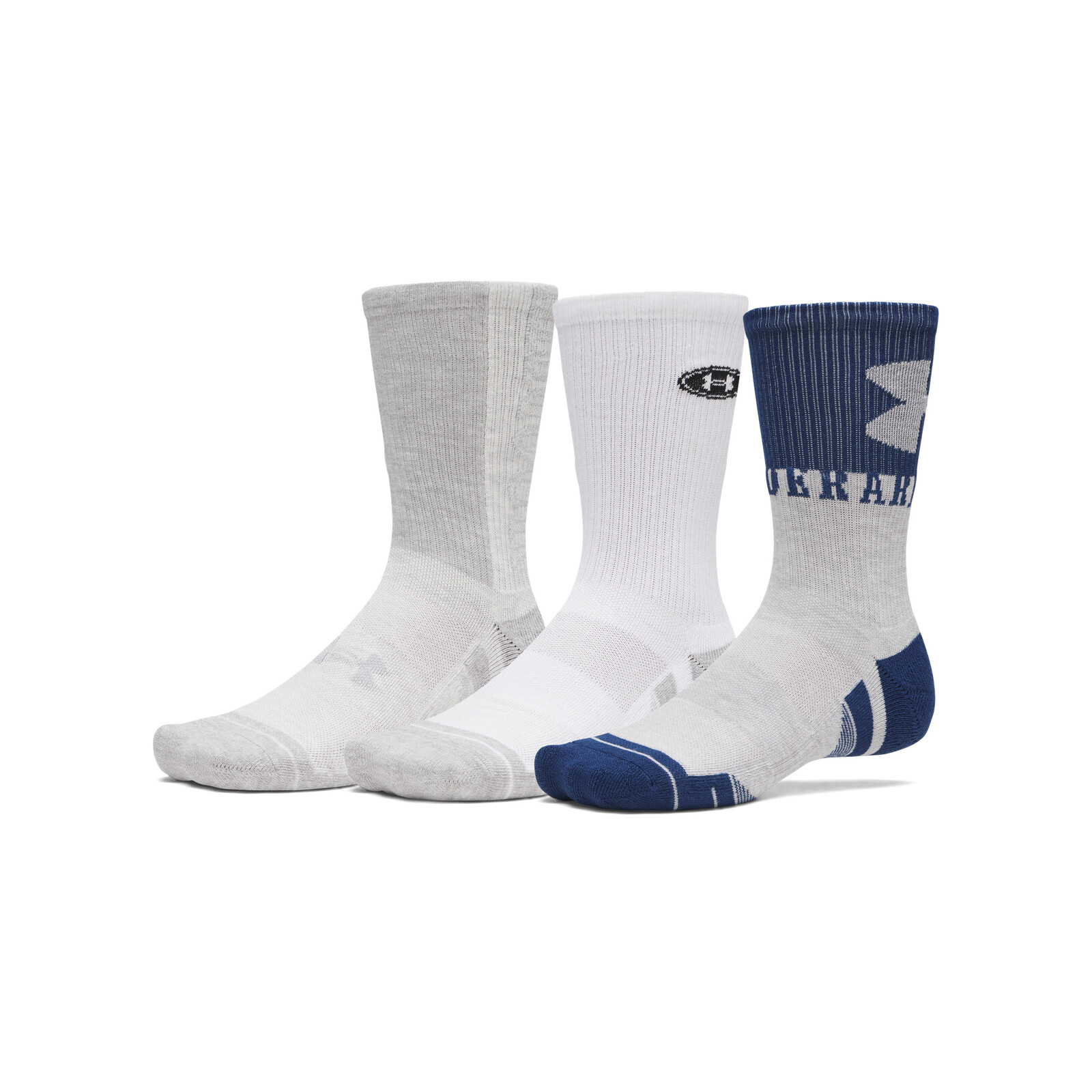 Under Armour New Perf Tech Nov 3pk Crw Socks