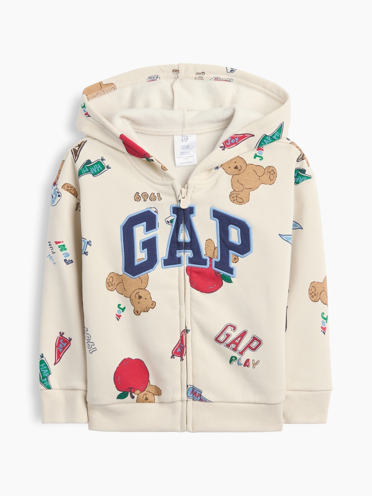 GAP Baby Sweatshirt Brannan Bear with Logo - Boys