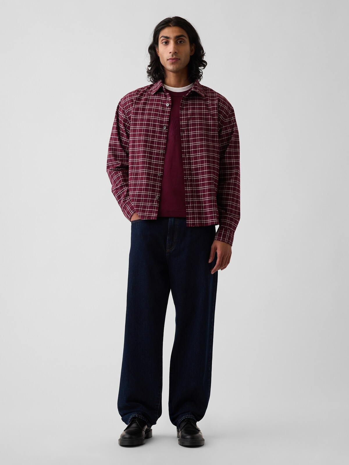 GAP Crop Shirt Oxford Shirt - Men's