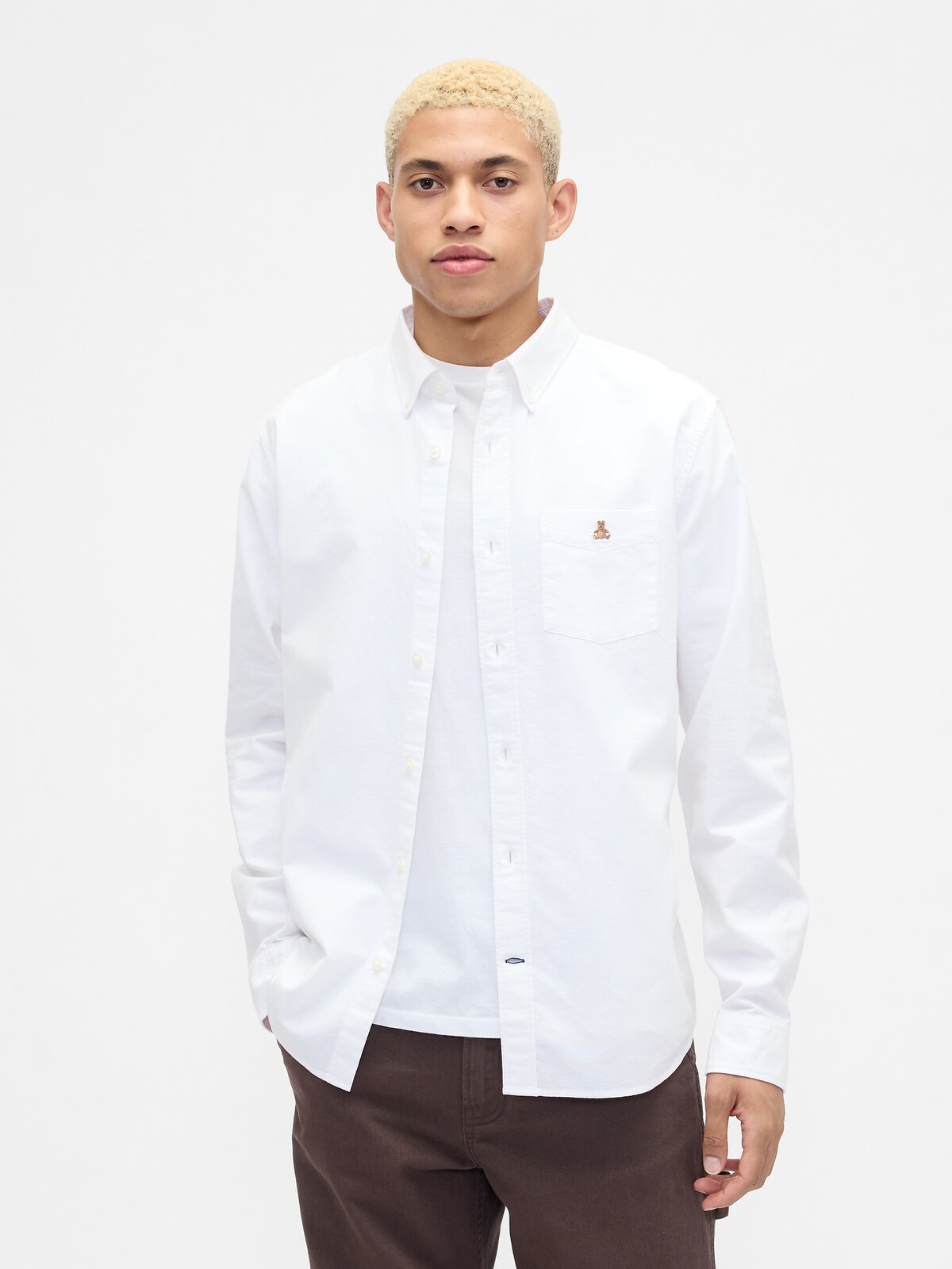 GAP Oxford Brannan Bear Shirt - Men's