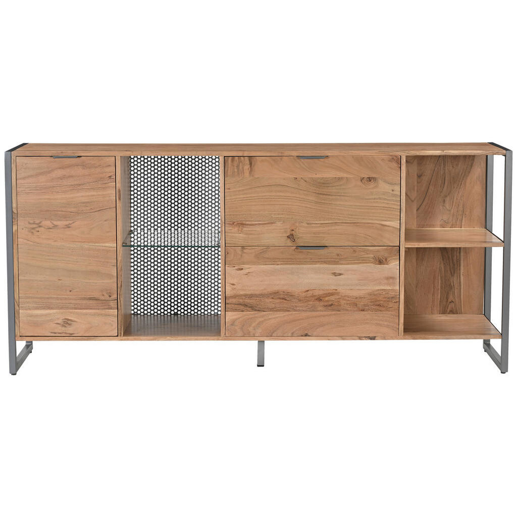 Livetastic ŠIROKÁ KOMODA, akácia, prírodná farba, 178/80/40 cm