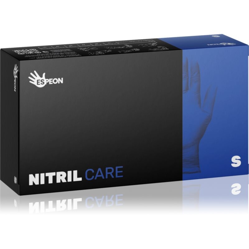 Espeon Nitril Care Gloves latexové nepudrované rukavice S 100 ks