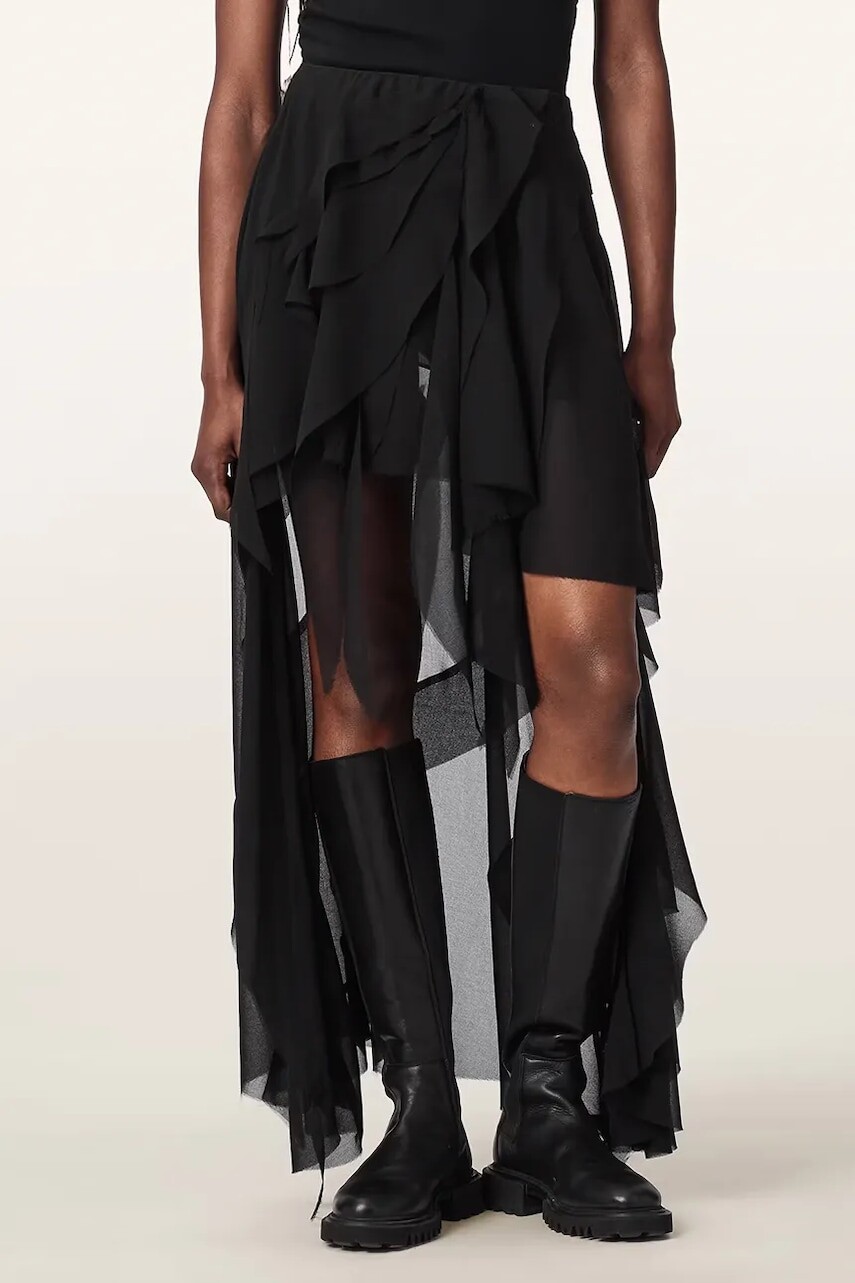 AllSaints asymetrická sukňa MELODY SKIRT