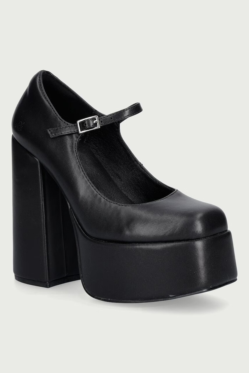 Koi Footwear lodičky Darkbloom Black Platform