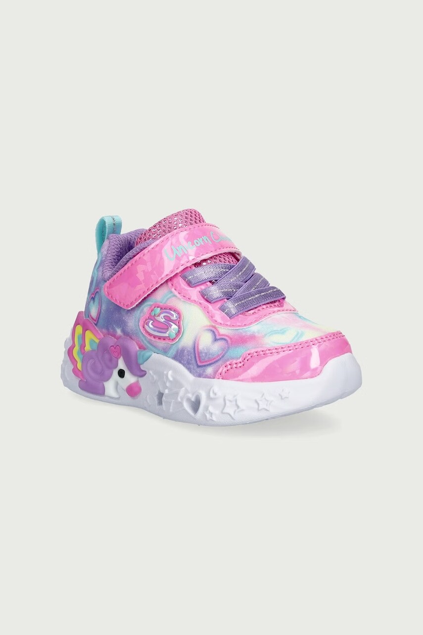Skechers UNICORN CHARMER - LIL HEART S sneakers detské