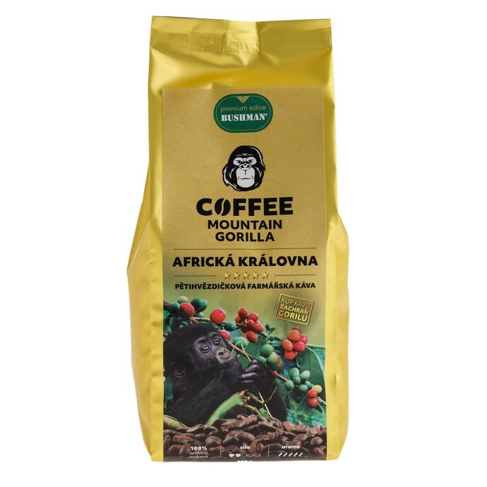 Bushman Káva Africká kráľovná, 100% arabica, 250 g 250