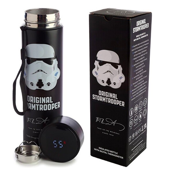 Termoska Stormtrooper s digitálnym ukazovateľom teploty - akcia: nefungujúci displej