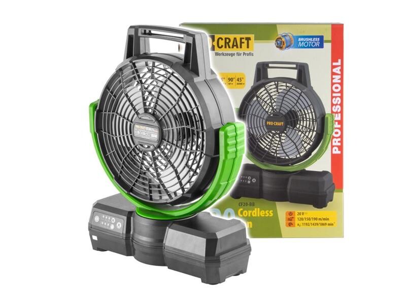 Ventilátor AKU PROCRAFT CF20 bez akumulátora