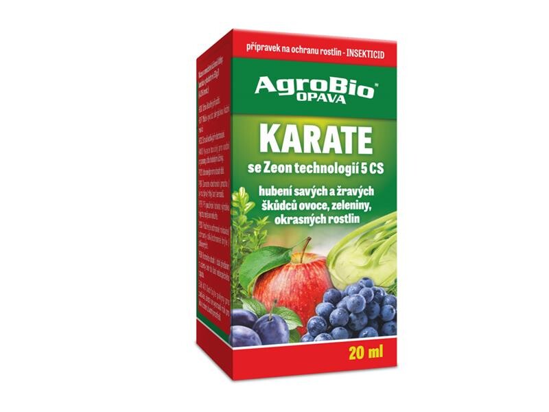 Prípravok proti hmyzu AGROBIO Karate Zeon 5 CS 20 ml