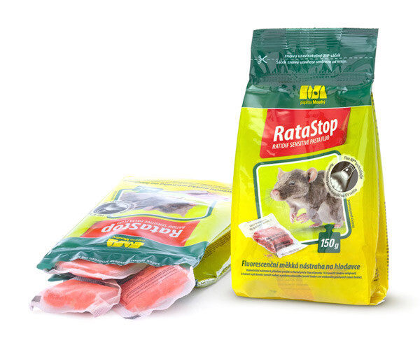 Návnada na hlodavce AGROBIO PM RataStop 150 g