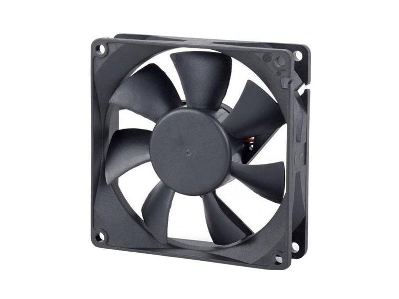 Ventilátor 80 × 80 × 25 mm, 12 V, 0,15 A, 2500 ot./min