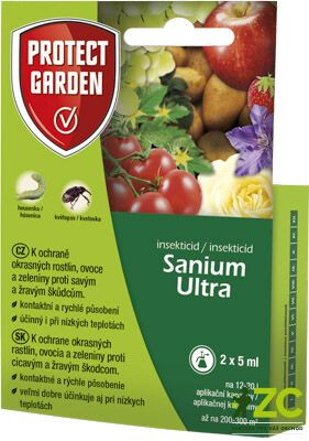 Prípravok proti škodcom PROTECT GARDEN Sanium Ultra 2x5 ml