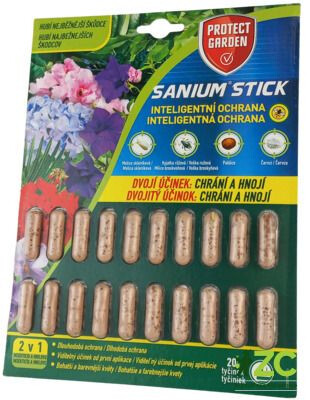Insekticídne tyčinky PROTECT GARDEN Sanium Stick, 20 ks