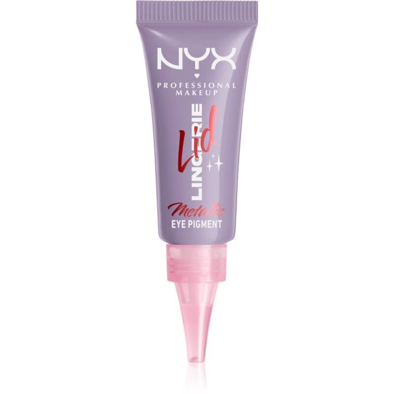 NYX Professional Makeup Lid Lingerie krémové očné tiene odtieň 10 Lacy Lilac 6 ml