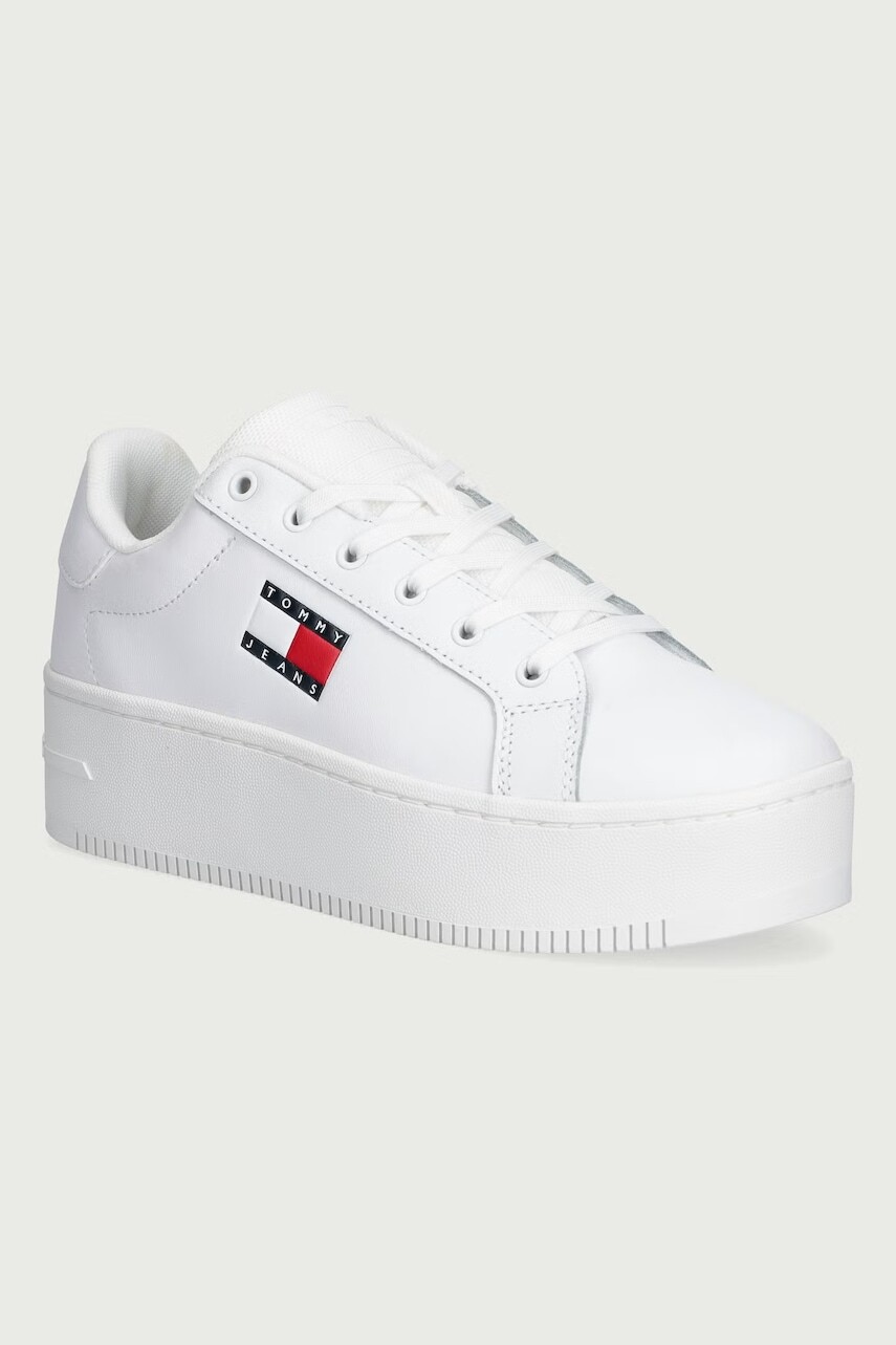 Tommy Jeans TJW FLATFORM SNEAKER sneakers dámske kožené