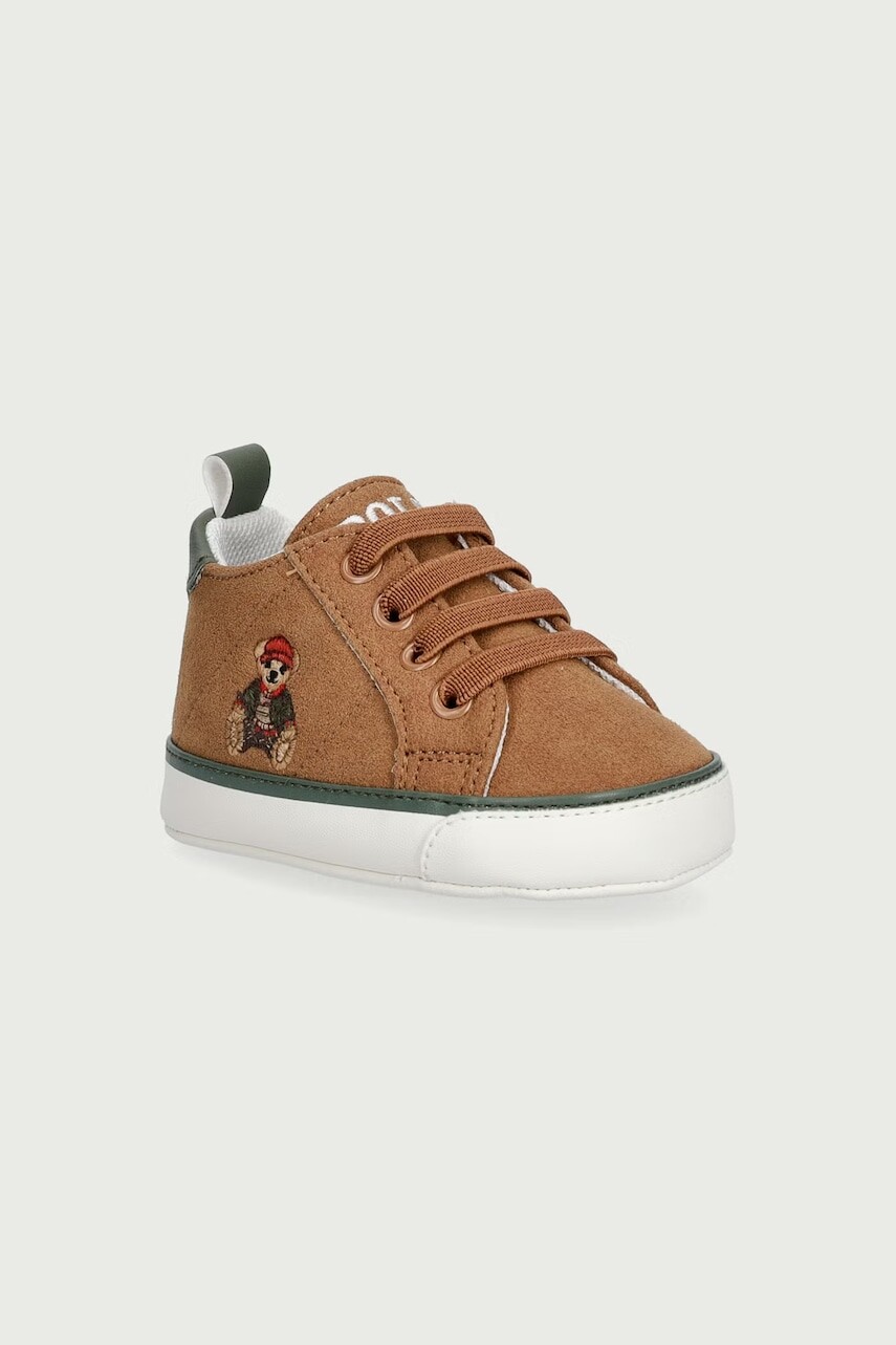Polo Ralph Lauren topánky dojčenské QUILTON BEAR GORE HI LAYETTE