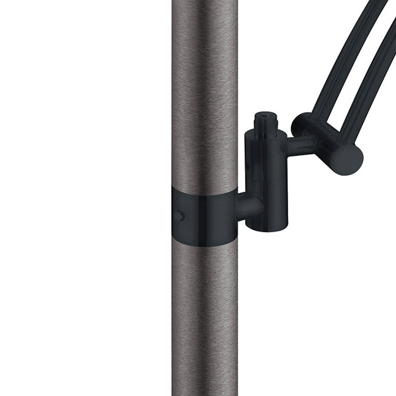 LED stojacia lampa Andy, bronzová, výška 185 cm, kovová, CCT, 3-pl.