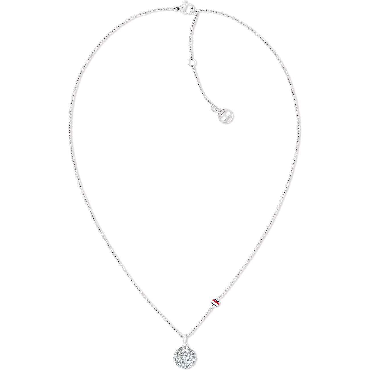 Tommy Hilfiger Dámsky oceľový náhrdelník s kryštálmi 2781074