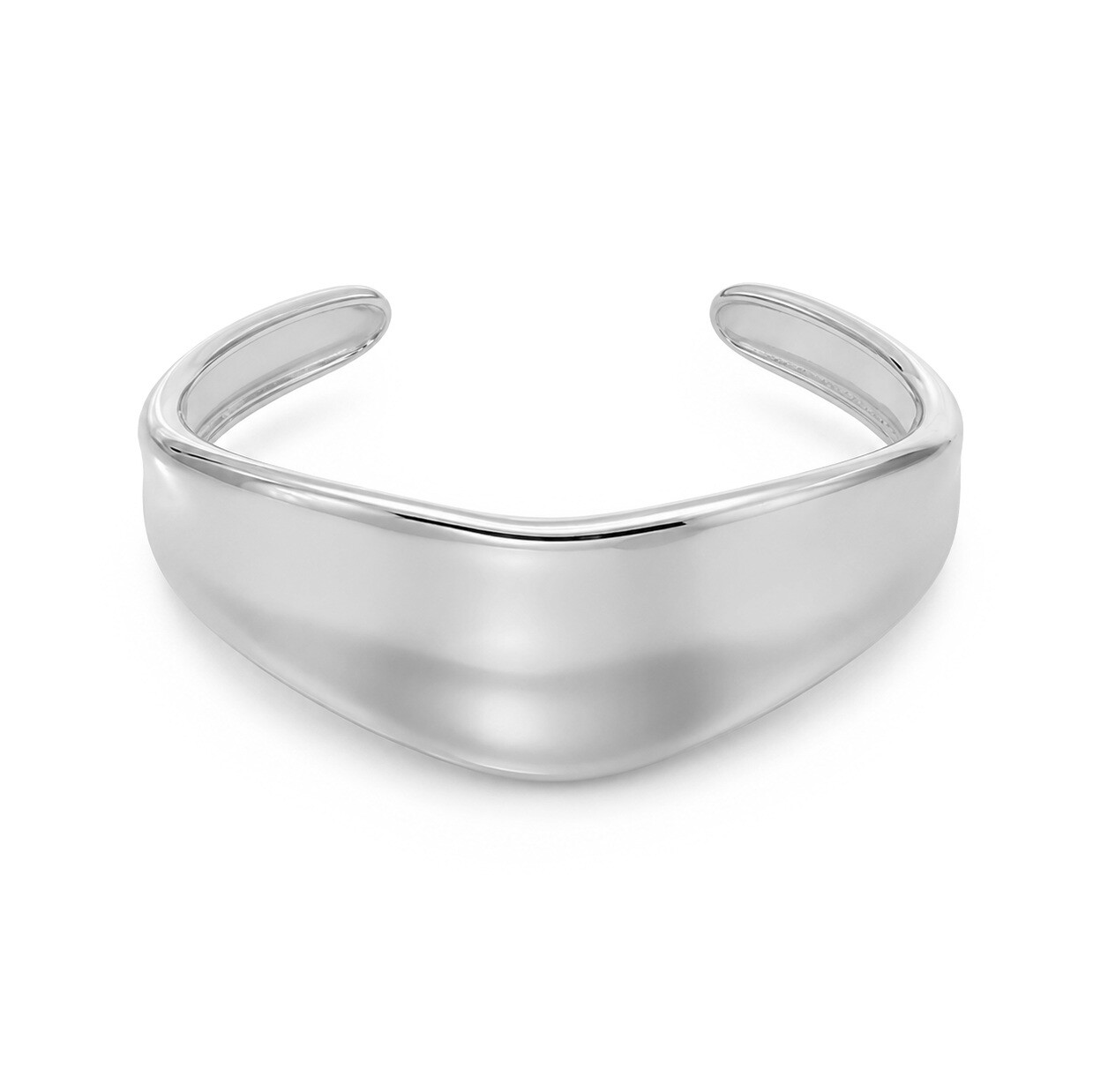 Troli Fashion pevný náramok z ocele Silver