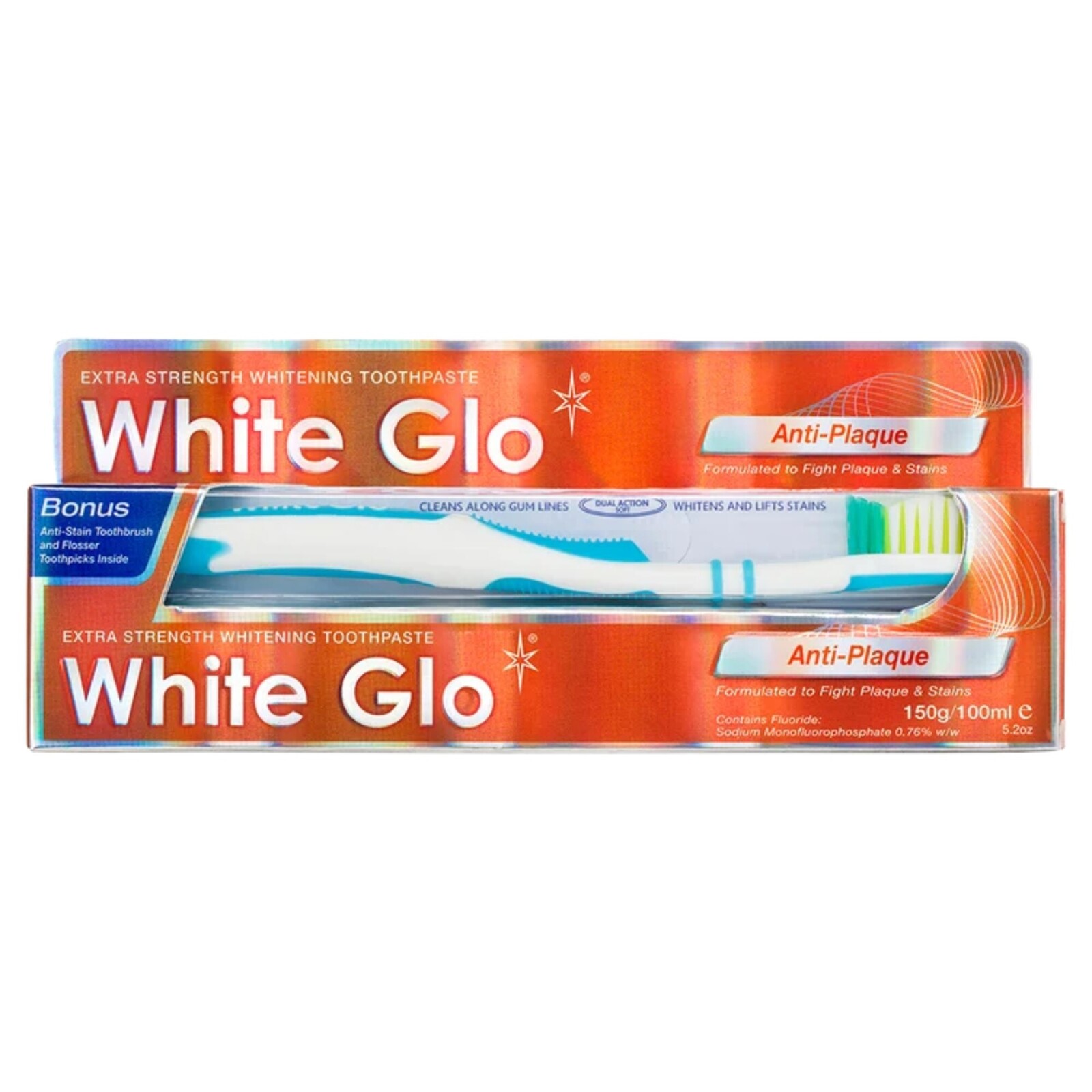 White Glo Zubná pasta Antiplak Toothpaste 150 g