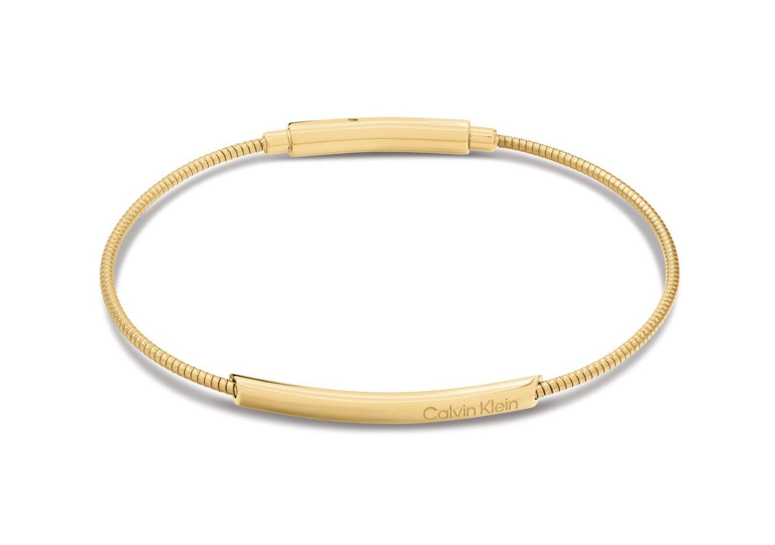 Calvin Klein Nadčasový dámsky náramok z pozlátenej ocele 35000985