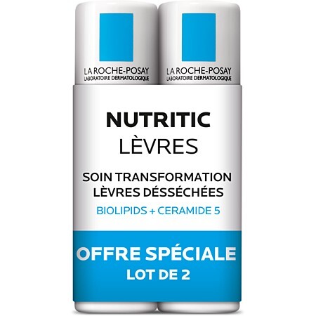 La Roche Posay Súprava balzamov na pery Nutritic Lèvres 2 x 4,7 ml