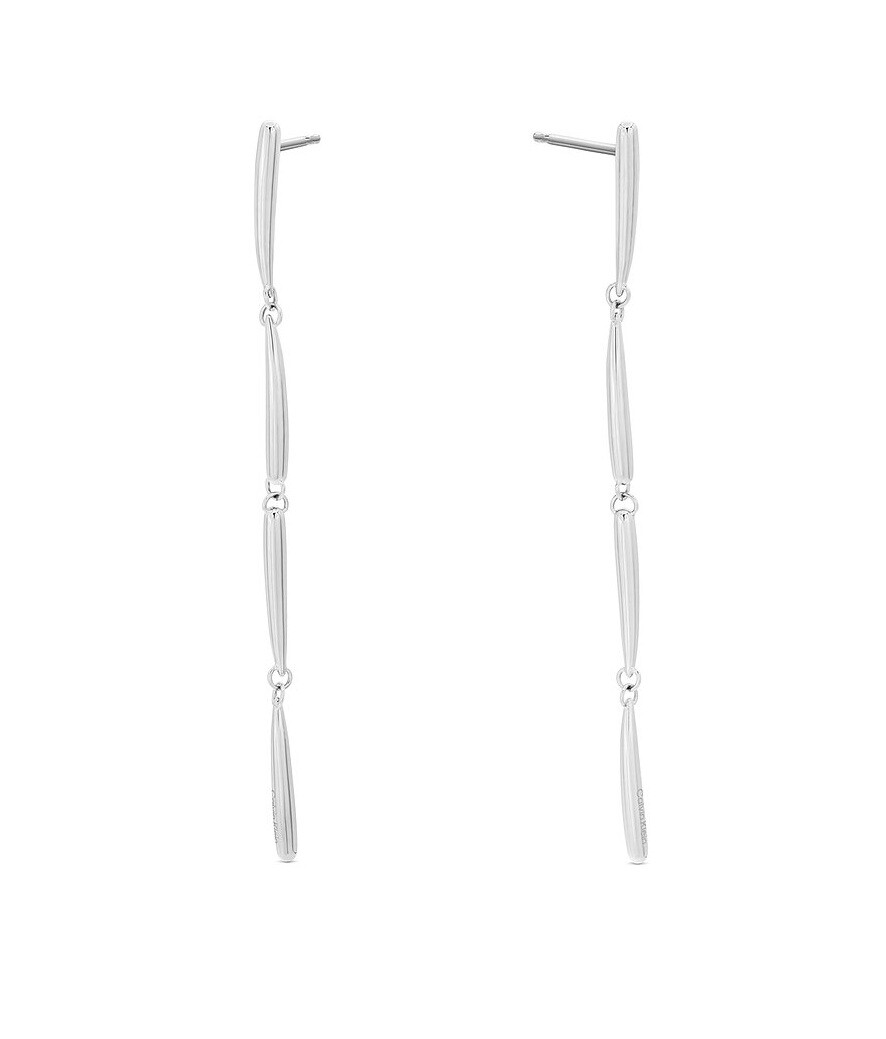 Calvin Klein Dlhé oceľové náušnice Elongated Drops 35000994