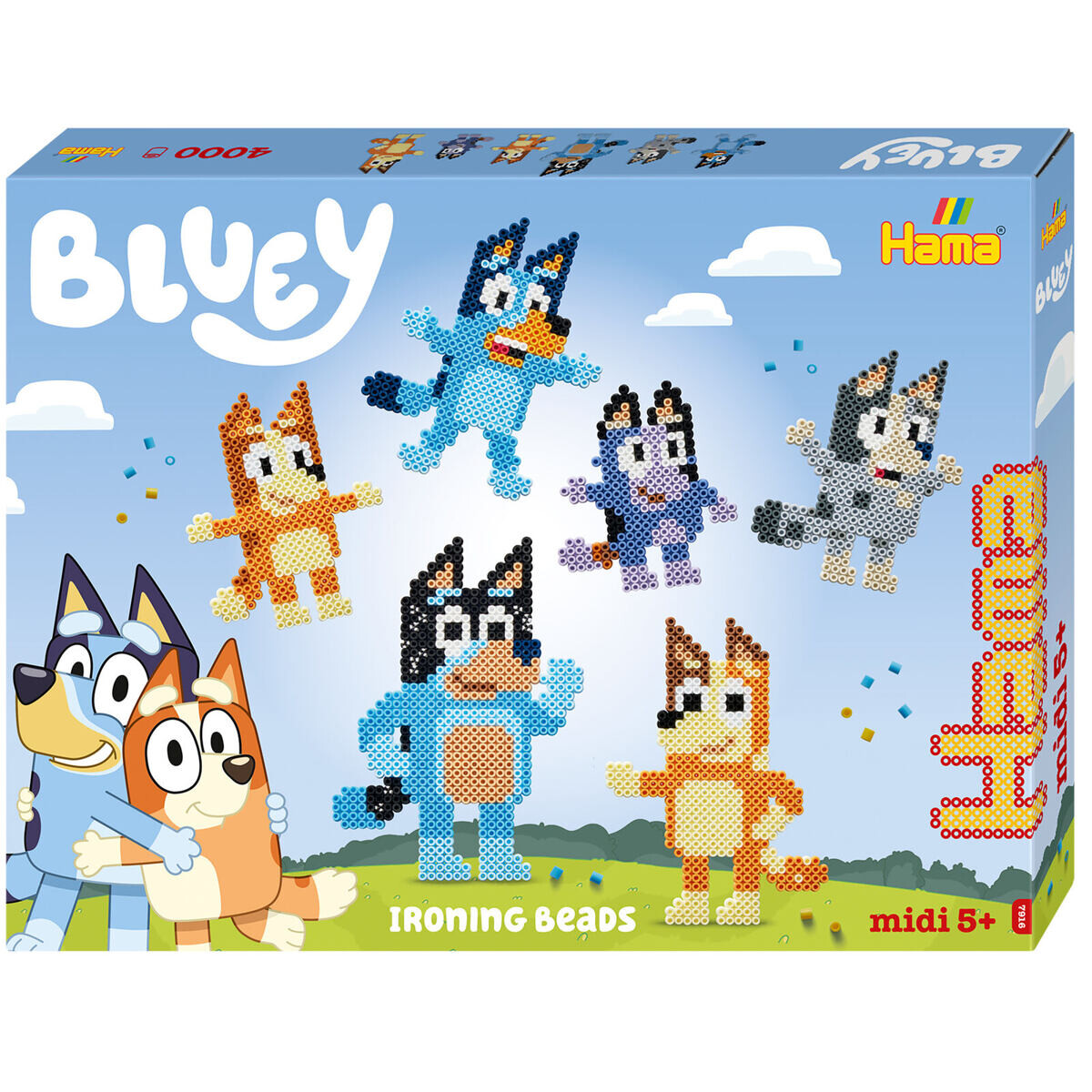 Hama Darčeková sada Bluey 3D MIDI
