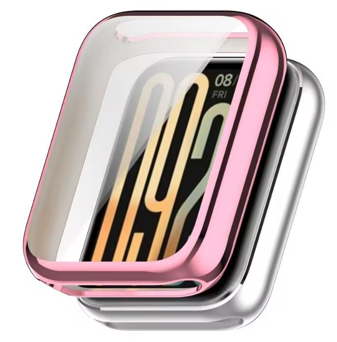 Silikónový kryt pre Xiaomi Smart Band 10 Pro - Ružový