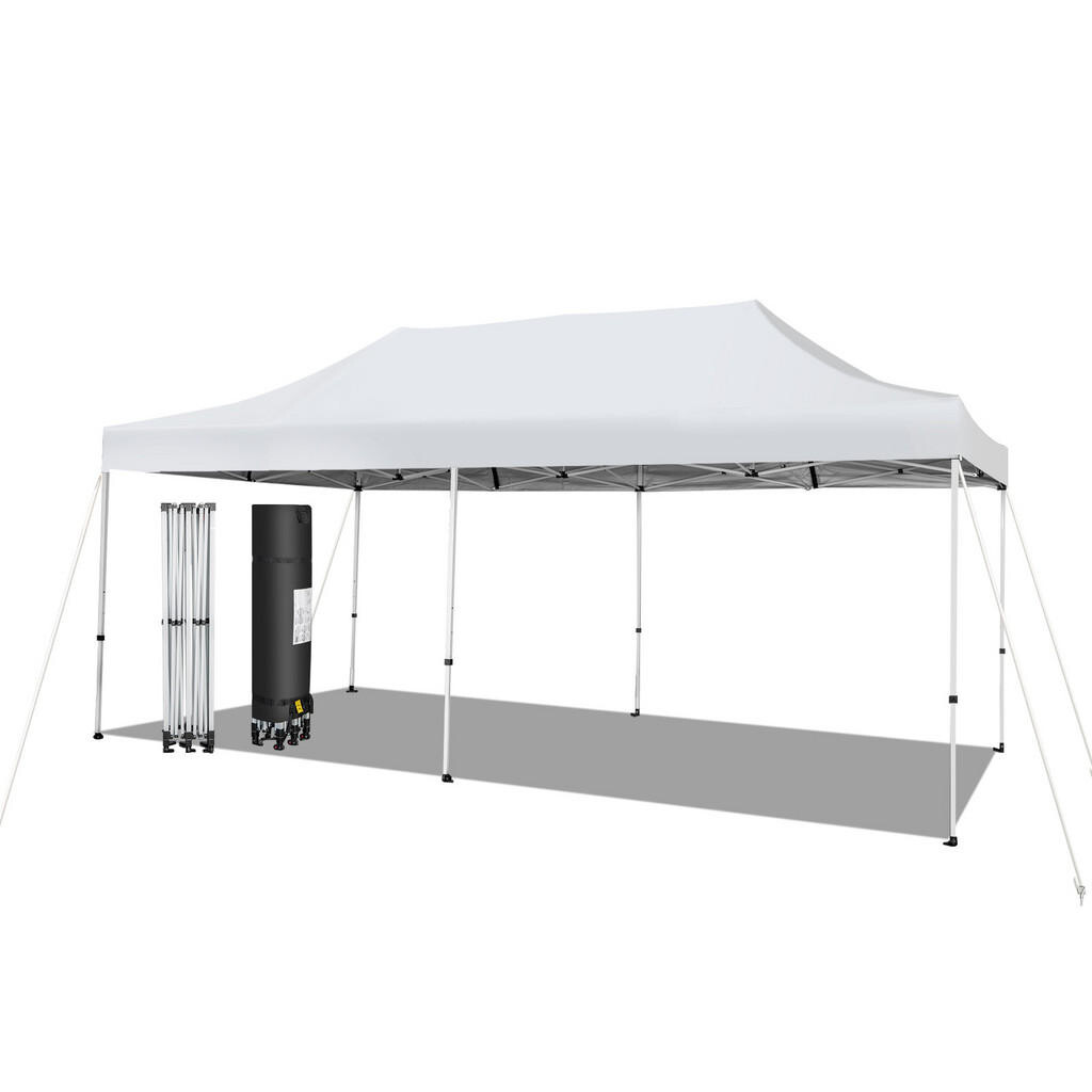 COSTWAY SKLADACÍ PAVILÓN 3x6 m biely