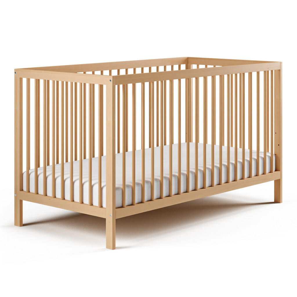 Kids Collective DETSKÁ POSTEĽ 70x140 cm v prírodnej farbe
