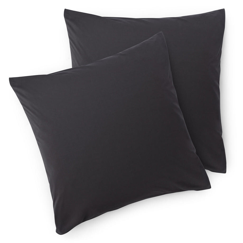 Blumtal OBLIEČKA na vankúš Agneta 80/80 cm, súprava 2 ks, 100% bavlna, antracitová