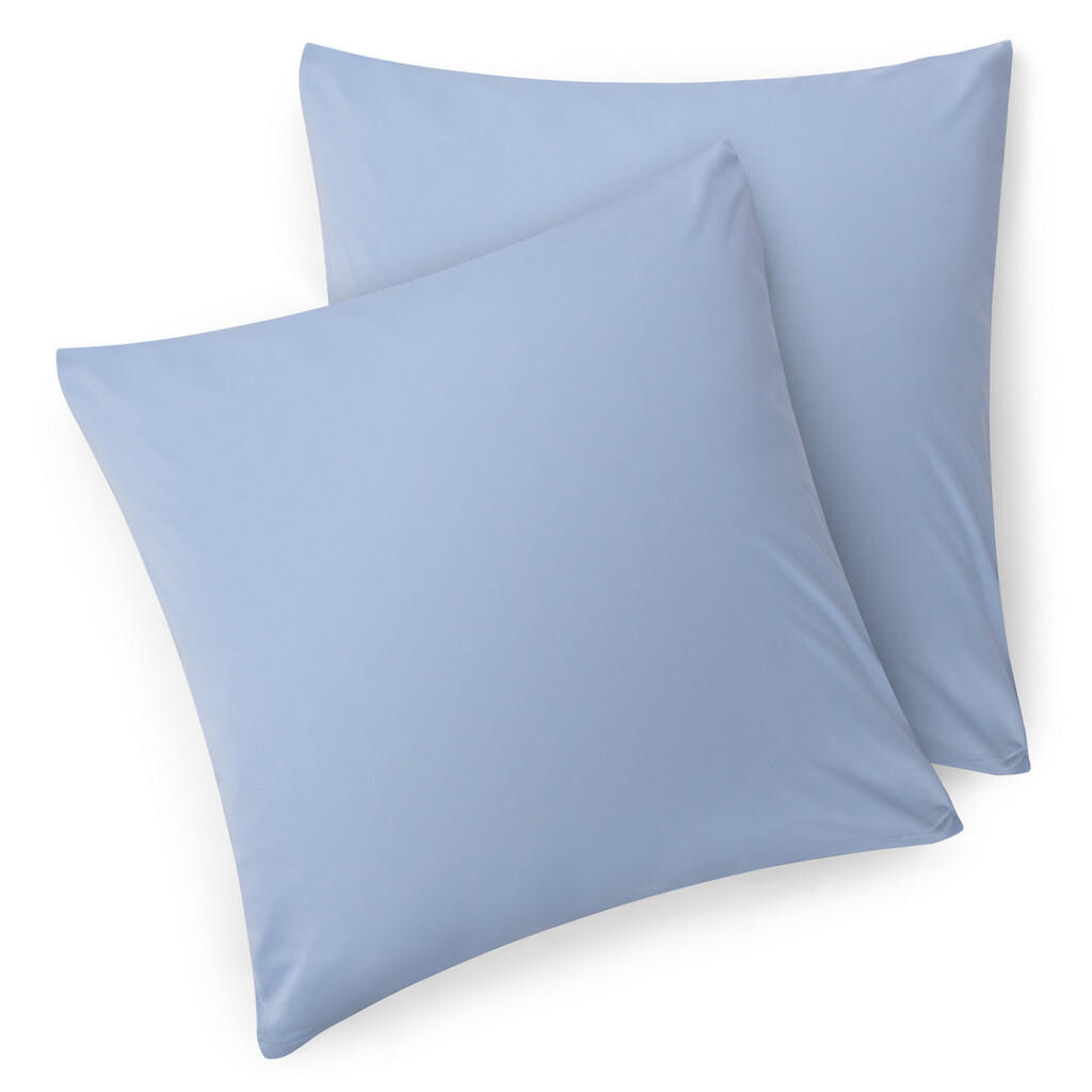Blumtal OBLIEČKA na vankúš Agneta 80/80 cm, súprava 2 ks, 100% bavlna, svetlomodrá