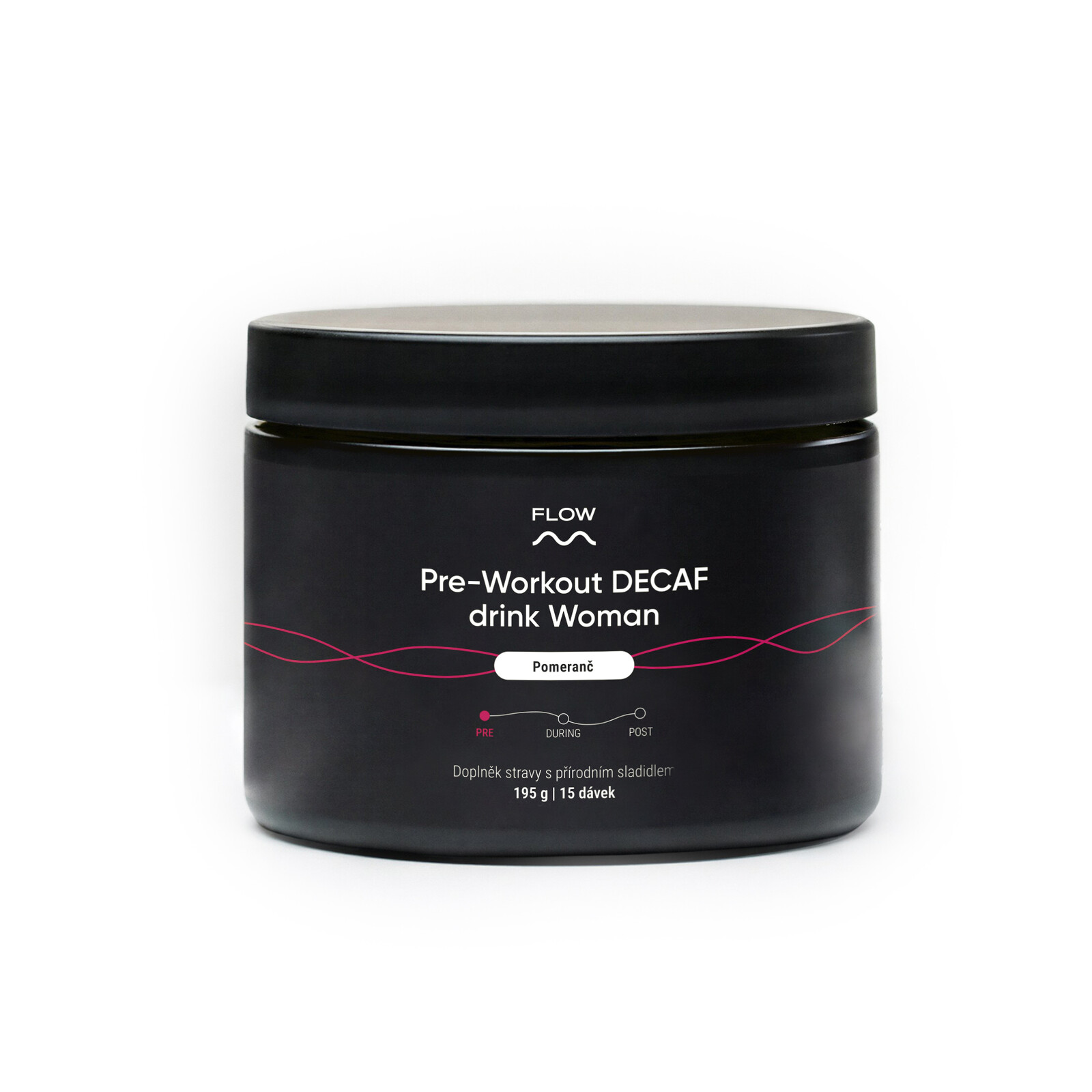 FLOW Preworkout Woman DECAF (pomaranč) 195 g