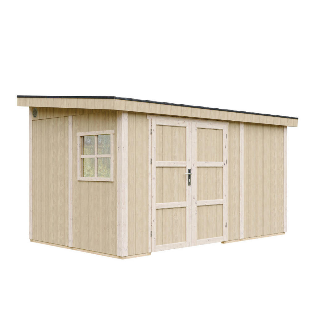 Timbela ZÁHRADNÝ domček prémiovej kvality 8,68 m² - V231x248x412 cm - Bez podlahy a bočnej steny - Timbela M939B
