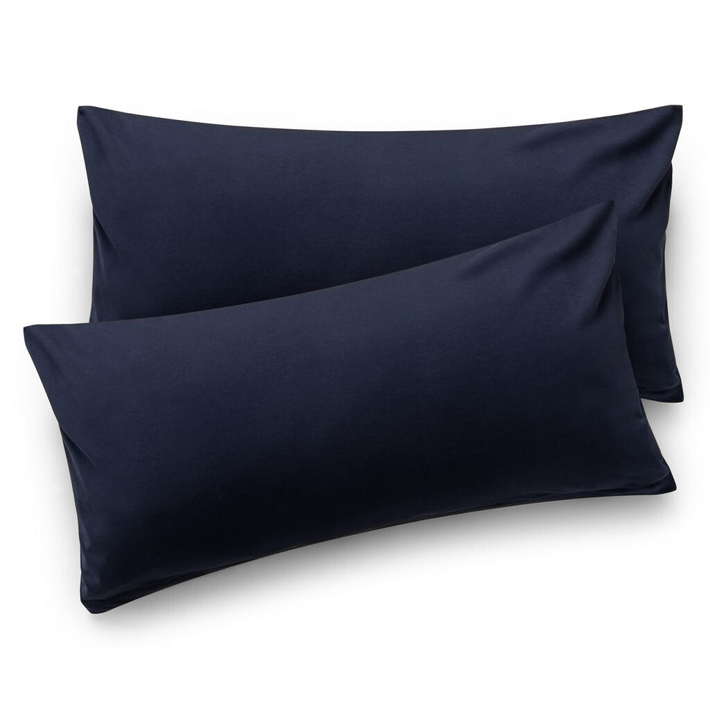 Blumtal OBLIEČKA na vankúš Agneta 50/70 cm, súprava 2 ks, 100% bavlna, Tmavomodrá