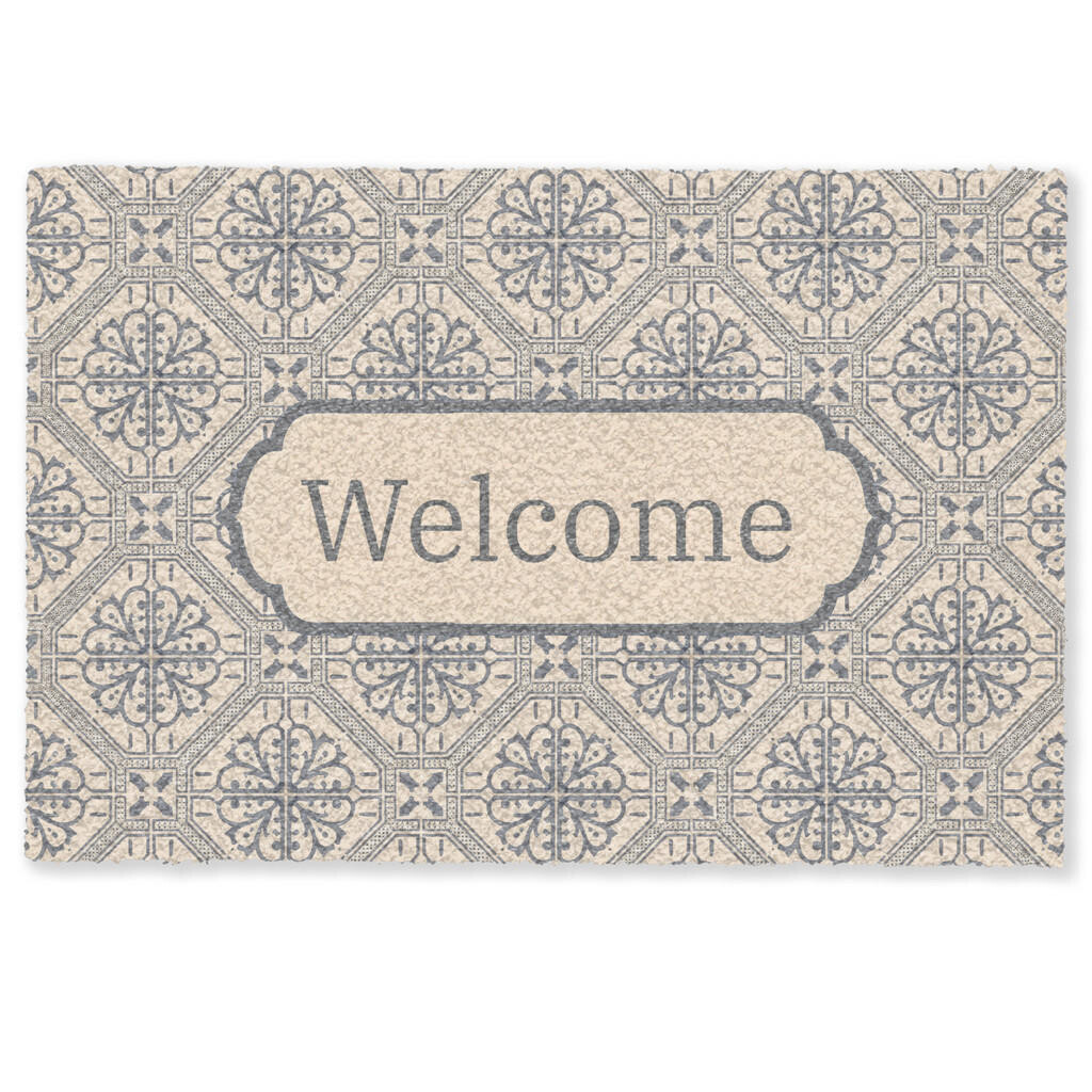 MuchoWow ROHOŽKA Welcome - Classic - Grey 90x60 cm