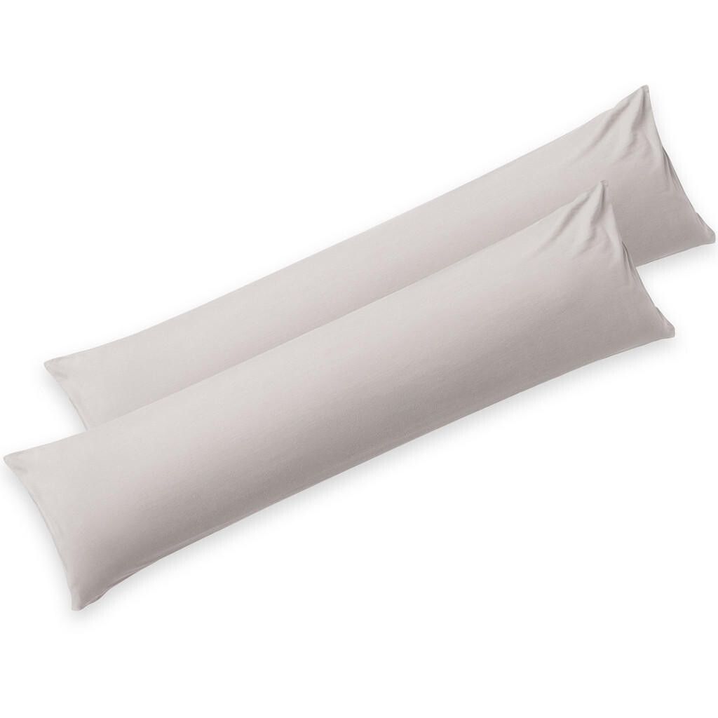 Blumtal OBLIEČKA na vankúš Agneta 40/145 cm, súprava 2 ks, 100% bavlna, Svetlosivá