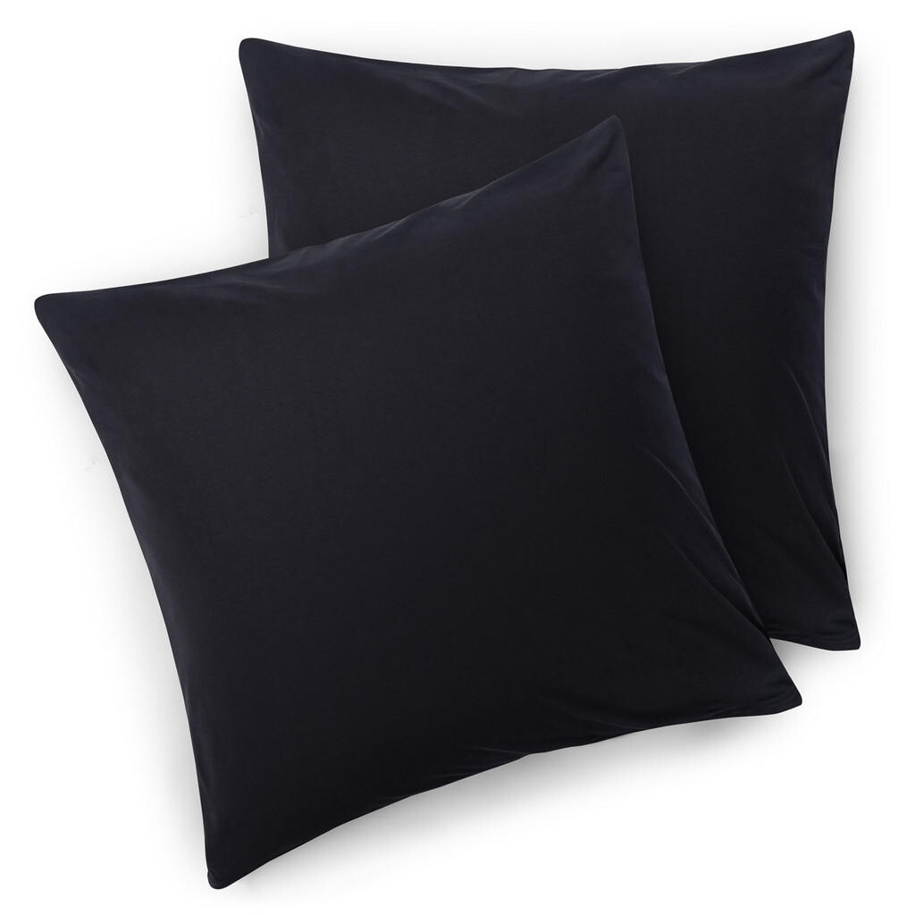 Blumtal OBLIEČKA na vankúš Agneta 80/80 cm, súprava 2 ks, 100% bavlna, čierna