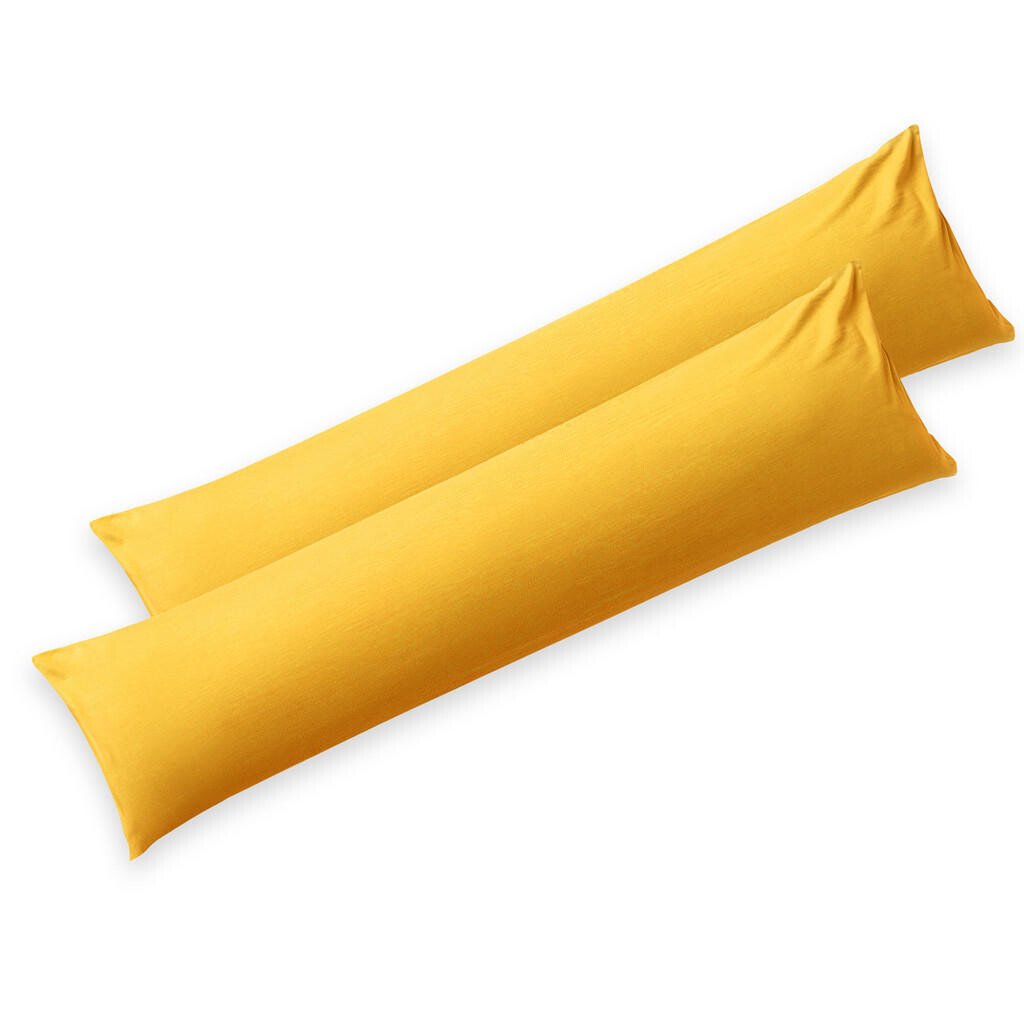 Blumtal OBLIEČKA na vankúš Agneta 40/145 cm, súprava 2 ks, 100% bavlna, žltá