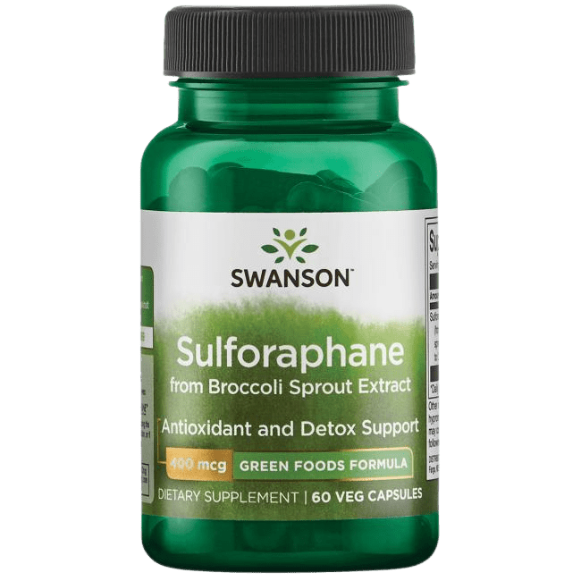 SWANSON Extract z Kľúčikov brokolice 400mcg 60 kapsúl