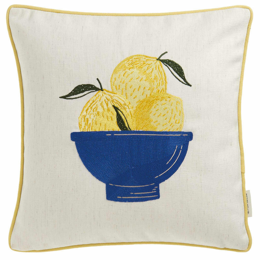 Tom Tailor OBAL na dekoratívny vankúš LEMONS