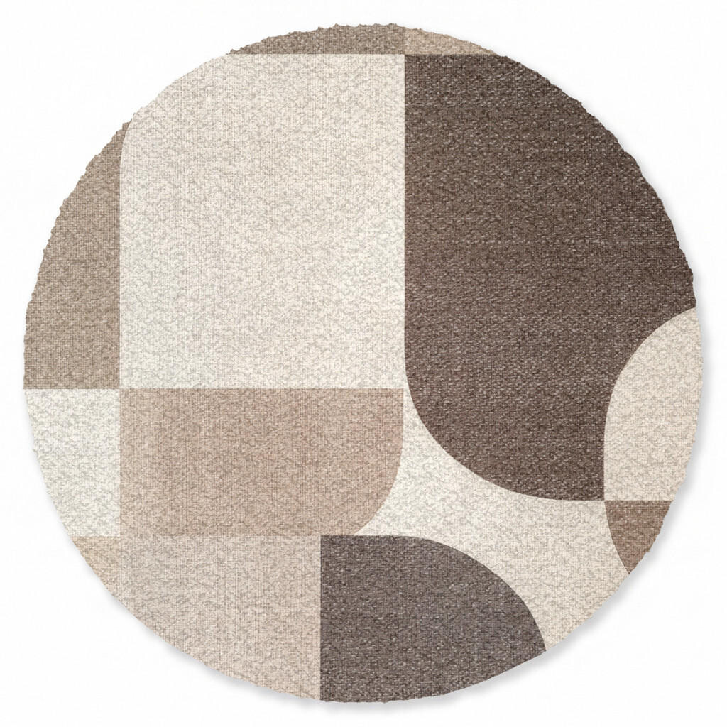 MuchoWow ROHOŽKA Geometrické - Tkaná štruktúra - Moderné 90x90 cm