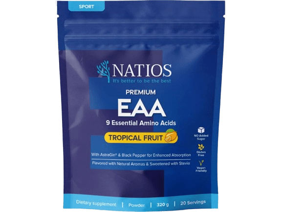 NATIOS Premium EAA, Tropické ovocie 320 g